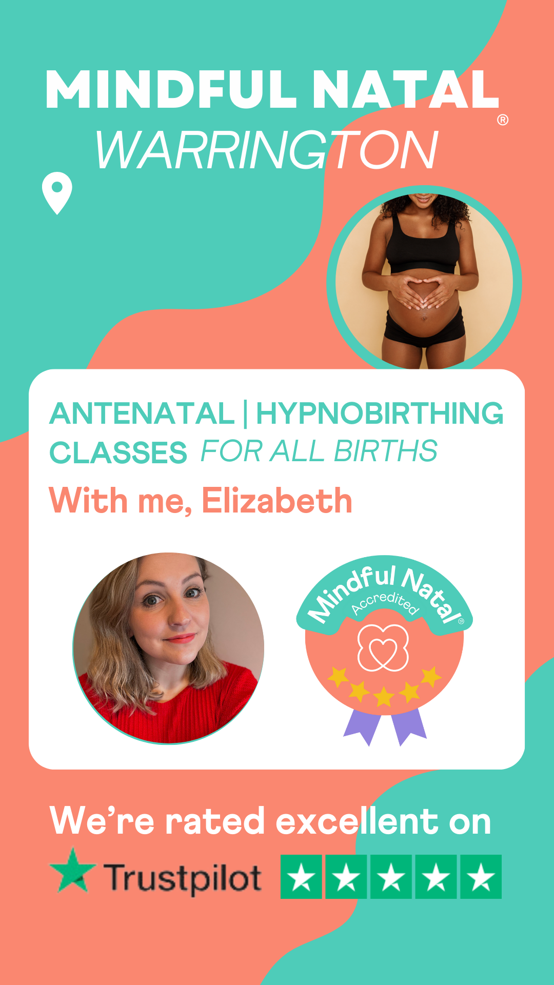 Photo of Mindful Natal® antenatal classes with the Mindful Birth Group