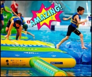 Photo of Summer kids club  EALING. Tweens & young teens only!  Olympic Pool Inflatables & Tenpin bowling!