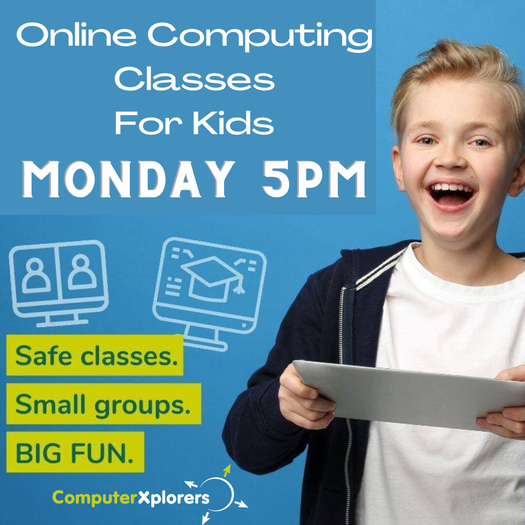 Weekly Online Computing Club (Monday at 5pm)