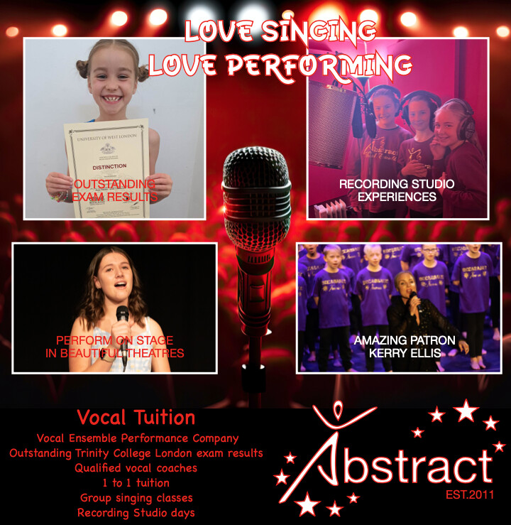 Abstract Dance & Performing Arts – VOCAL  TUITION 