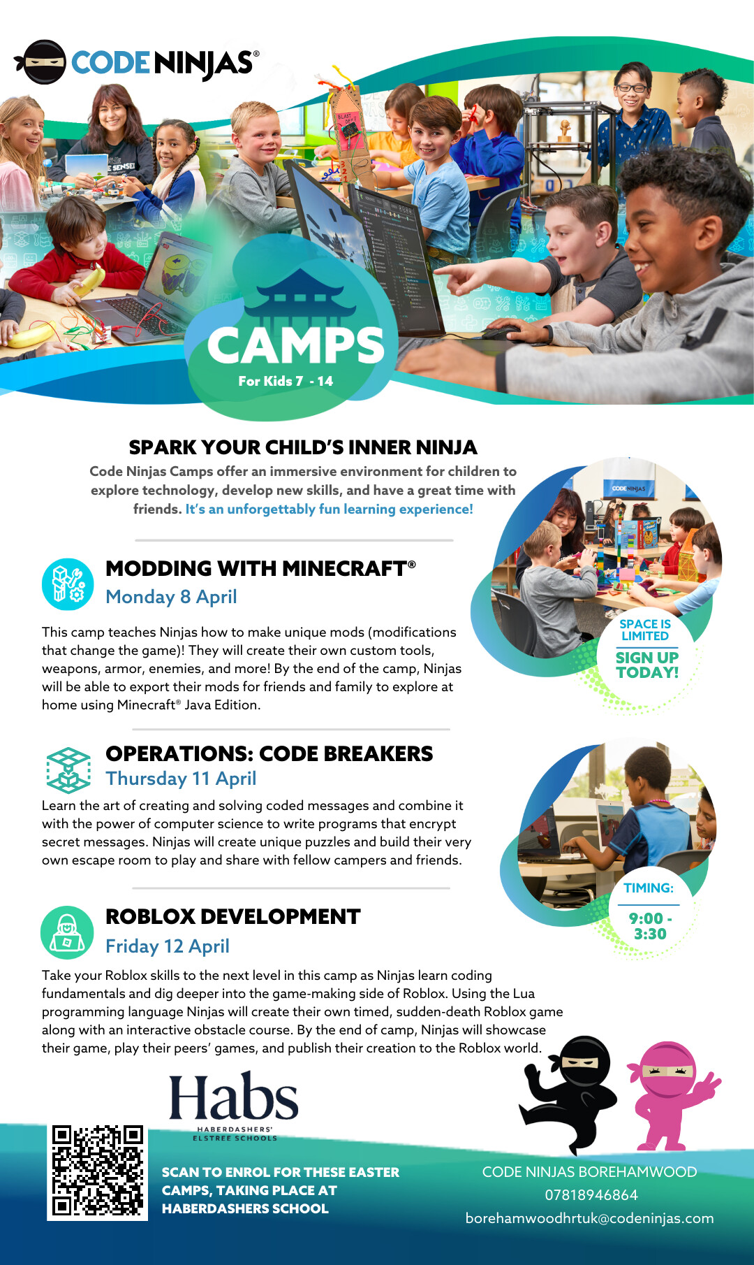 Easter Coding Camps
