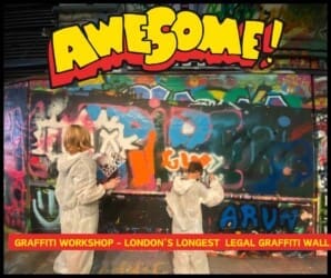 Photo of Summer kids club!  Graffiti painting workshop & splashfountains!  London fun from Twickenham