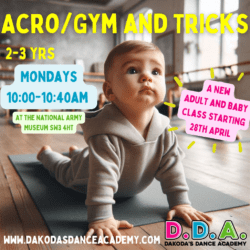 Photo of Baby Acrobatics/Gym and Tricks \ 3-4 yrs\ 10:00–10:40 am Chelsea