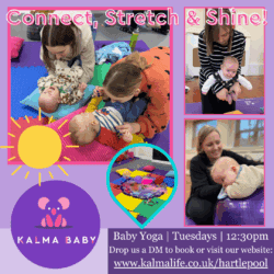 Photo of Baby Yoga – Kalma Life Hartlepool – 6 weeks to crawling 