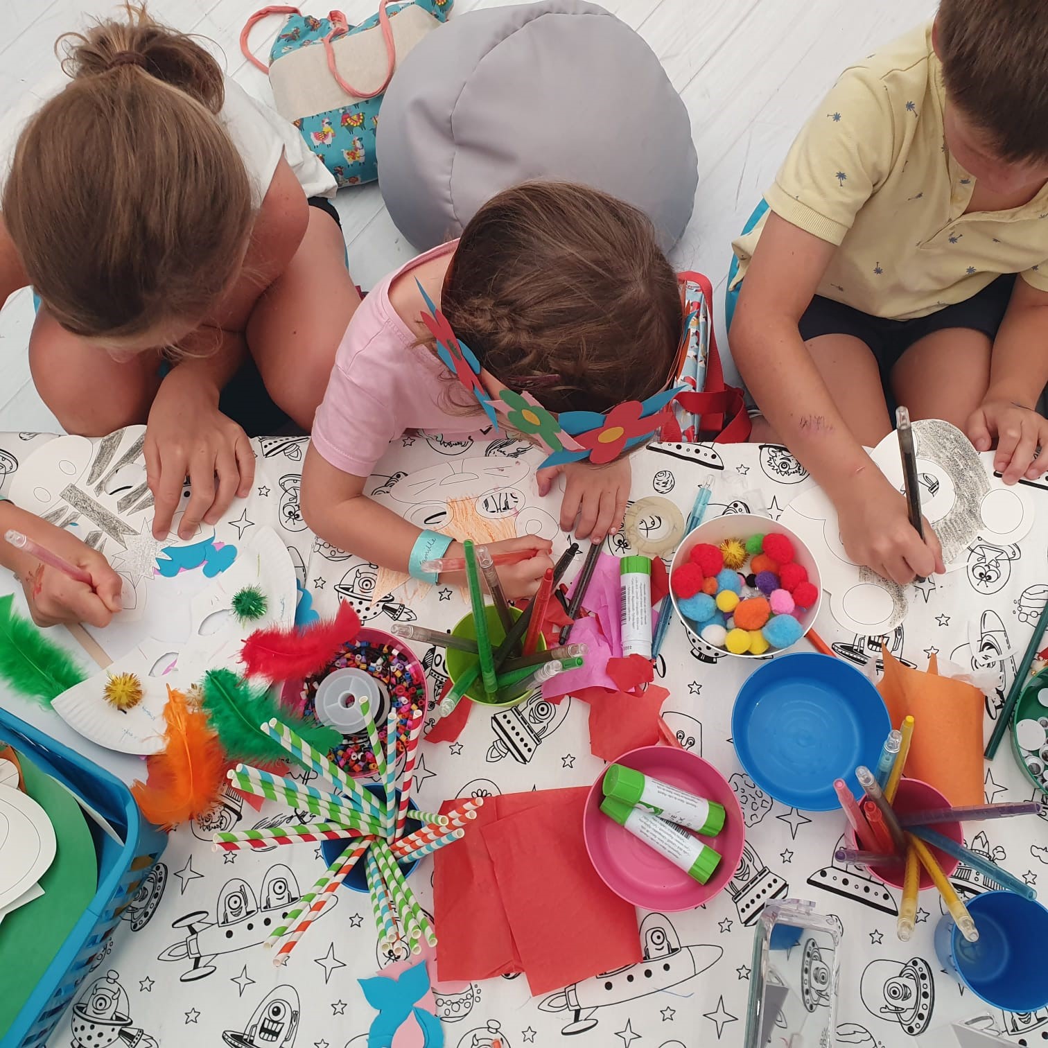 Free crafty fun for kids at Franklin and Baines restaurant, Clapham High St