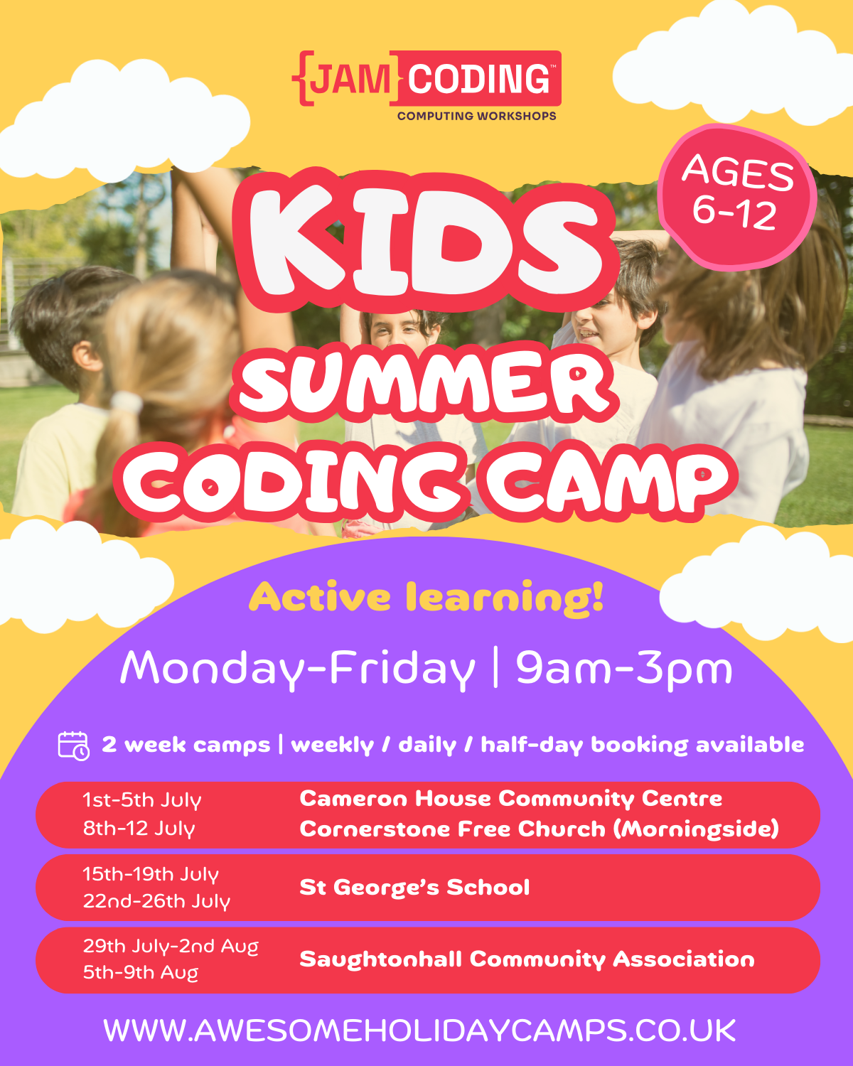 Coding Summer Camp in Newington, Edinburgh