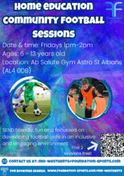 Photo of Foundation Sports Home Education & SEND Community Sessions St Albans