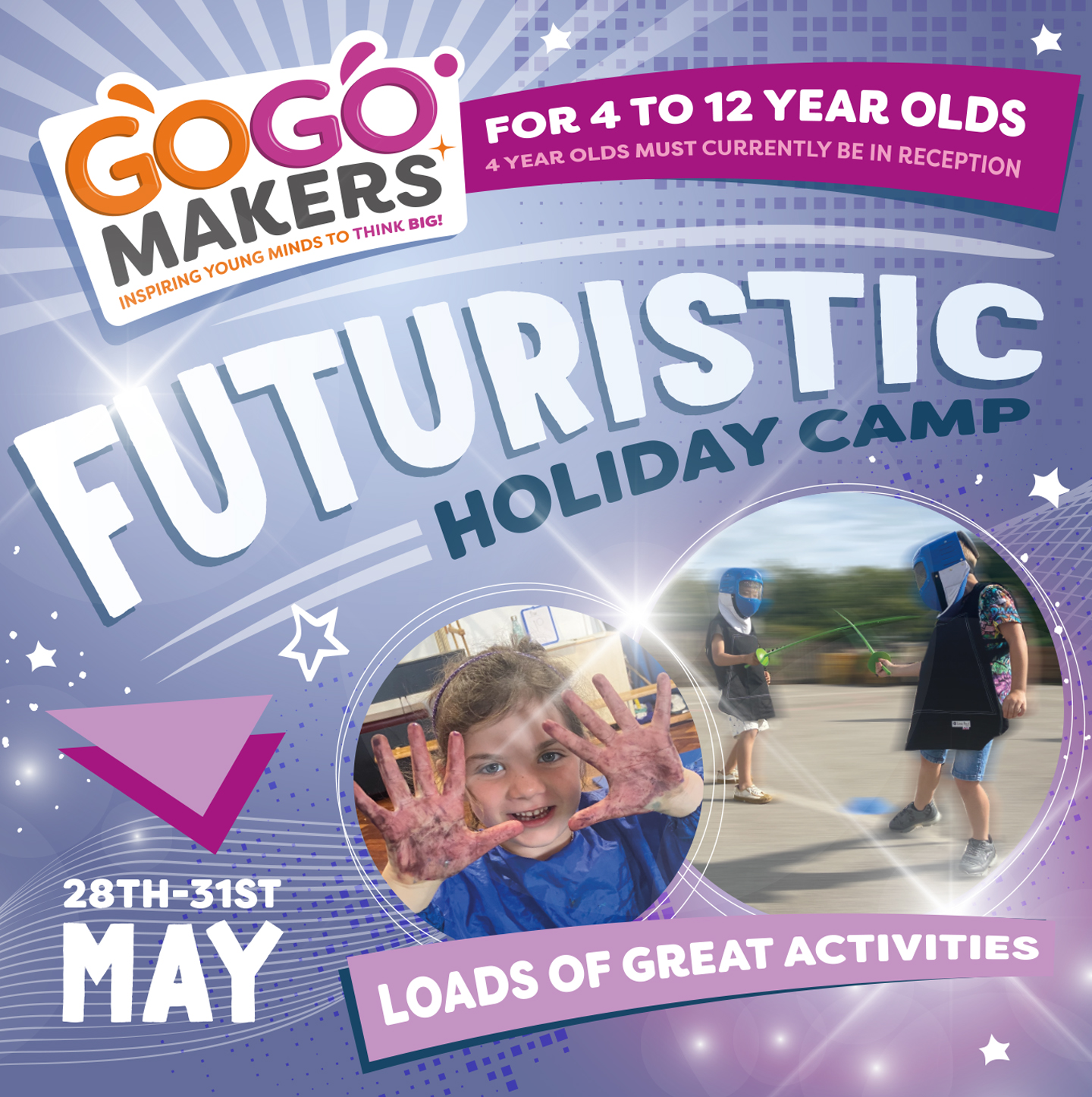 GO GO Makers May Half Term Holiday Camp at Heathcote Primary School, Warwick