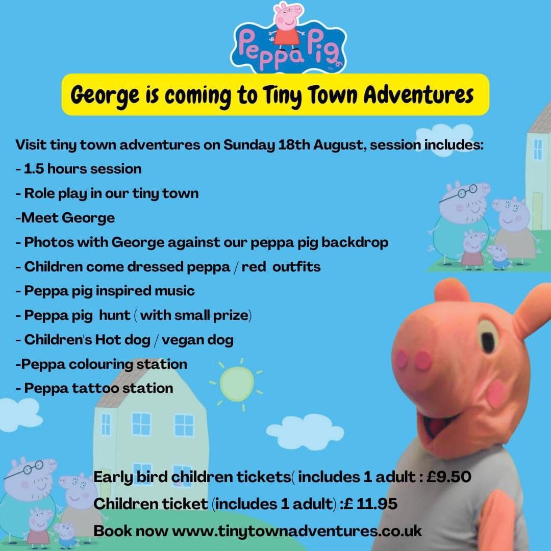 Photo of George from Peppa Pig at Tiny Town Adventures - Sunday 18th August
