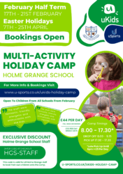 Photo of A uSports x uKids Multi-Activity Camp | Holme Grange School Wokingham | February half term and Easter holidays 2025