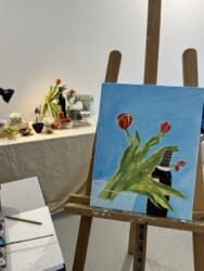 Photo of Acrylic painting on canvas (tackling still life)