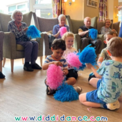 Photo of diddi dance Sunderland Intergenerational session (Washington Manor Care Home)