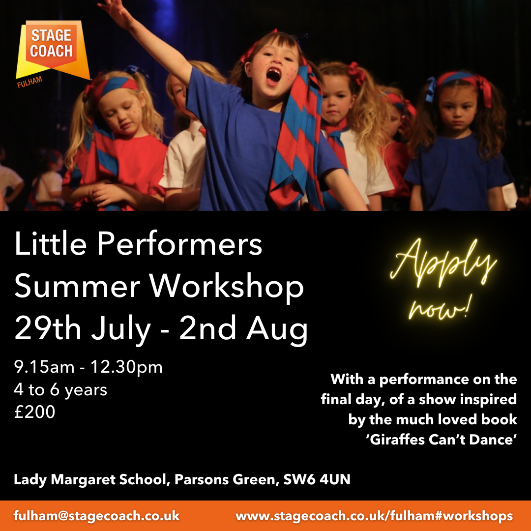 Little Performers (4-6yrs) Summer Workshop