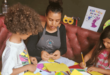 Photo of Free crafty fun for kids at Five Points Taproom and Courtyard
