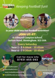 Photo of Football Funatics Erdington Football Year 1-3 & 4-7