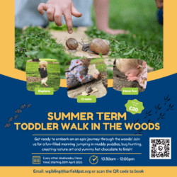 Photo of Toddler Walk in the Woods – Summer Term Bookings Starts 30 April