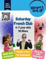 Photo of BilinguaSing – Saturday French Club (4-7 year olds)