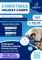 Photo of A uSports MultiSports Holiday Camp | St Margaret’s Primary | Christmas Holidays 2024/5