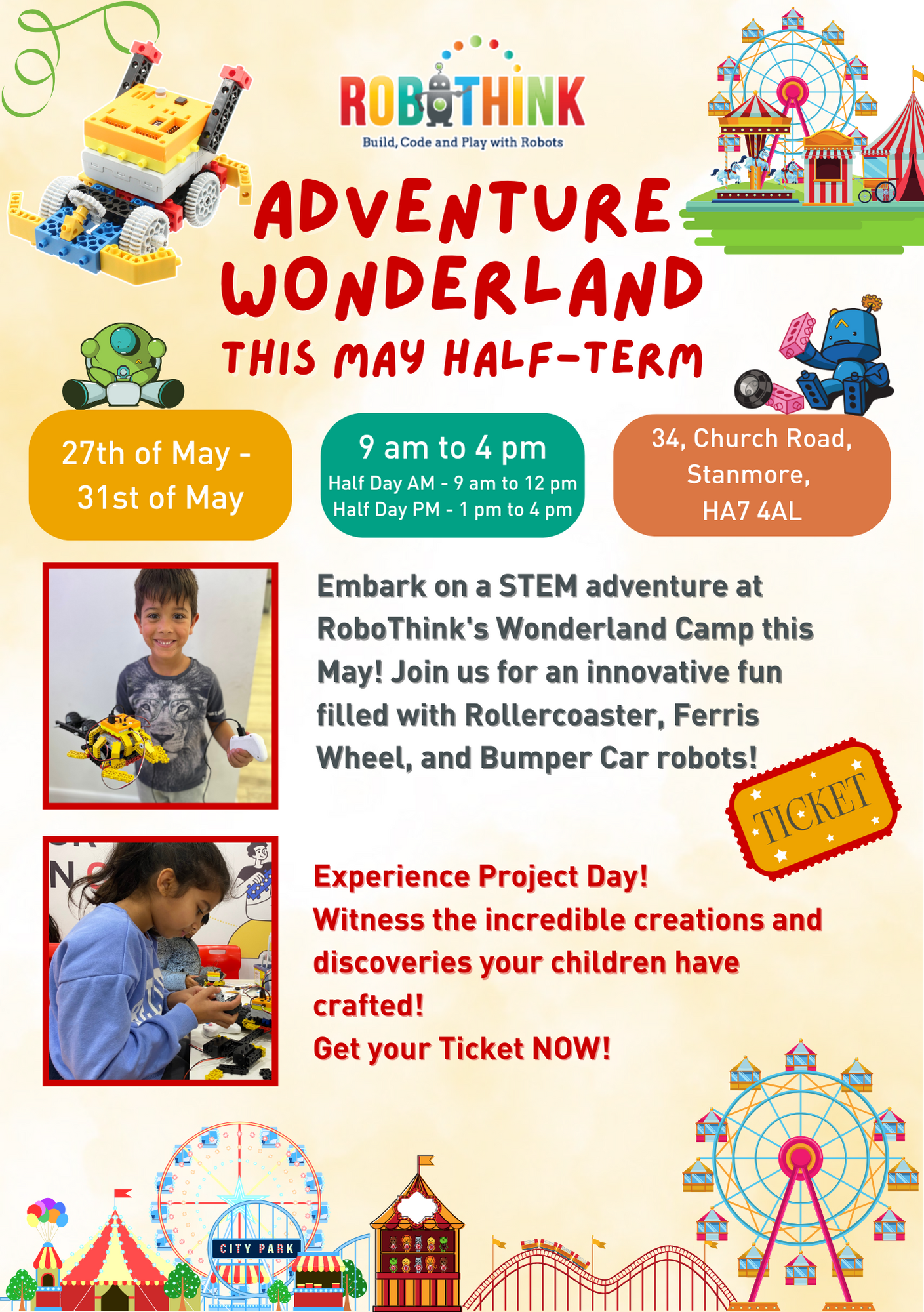 Stanmore Robotics Camp – Adventure Wonderland 2024 