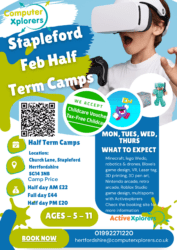 Photo of February half term holiday camps AM, PM and full day options