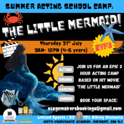 Photo of EYFS SUMMER ACTING CAMP:  THE LITTLE MERMAID!  (4-6 YEARS)