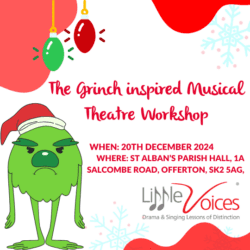 Photo of Little Voices Stockport and Tameside ‘The Grinch’ inspired Workshop